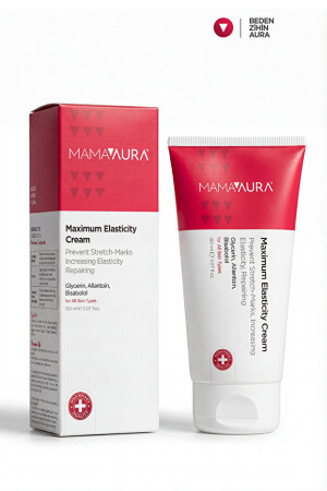 MAMAAURA Hamileler İçin Çatlak Önleyici - Maximum Elasticity Cream 150 ml - Mamaaura