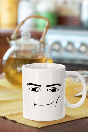 Man Face Printed Mug Trendy Gift - Caddemart