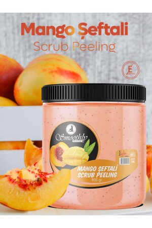 Mango & Peach Flavored Revitalizing & Softening Hand, Foot and Body Care Peeling 800gr MANGOPEELING800GR - Smoothly