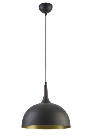 Manila Modern Black Color Antique Detailed Retro Metal Pendant Lamp Cafe - Kitchen Single Chandelier MANİLASARKITT - Fer Avize