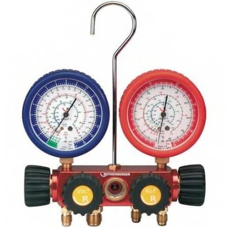 Manometer ROTHENBERGER, 4-branch, 1/4