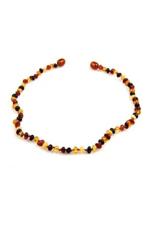 Manufacturer Certified Baroque Cut Drop Amber Baby Teeth Necklace 32-33 cm - Arden Global