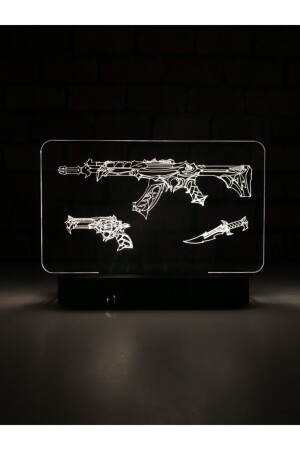 Marauder Set Vandal Sheriff Knife Fps Player Table Lamp PTR-216 - PETRADESIGN