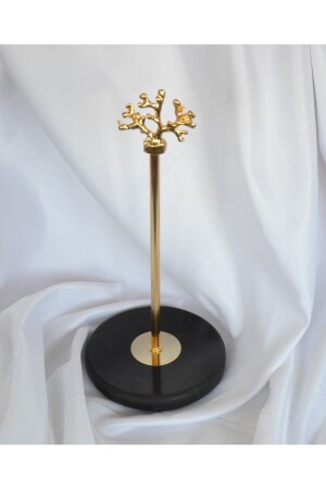 Marble Decorative Roll Paper Towel Holder Gold Bathroom - Kitchen Organizer TYC00742189765 - bemdesign