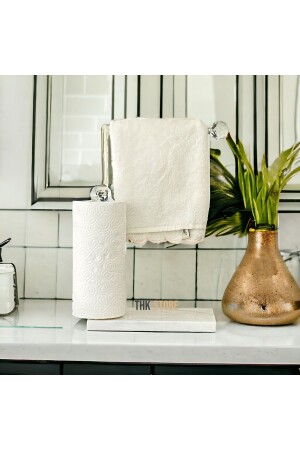 Marble Hand Towel Holder Paper Towel Holder Napkin Holder Crystal Stone THKTAŞLI2Lİ - THK STORE