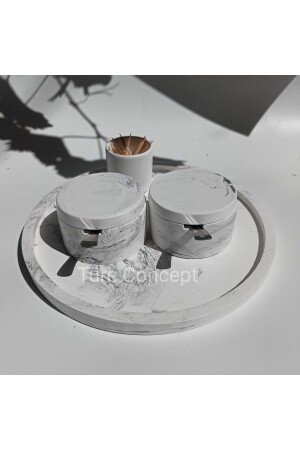 Marble Patterned Salt & Pepper Shakers - Spice Set TR105 - Ture Concept