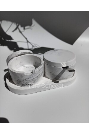 Marble Patterned Spice Shakers Salt & Pepper Shakers TR112 - Ture Concept