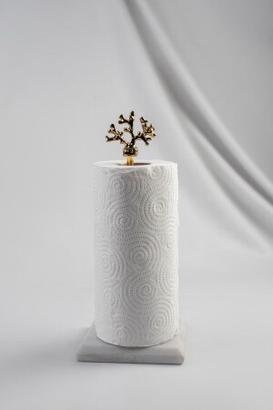 Marble Roll Paper Towel Holder Gold, Metal Profile Rod MERALP2030 - MERALP