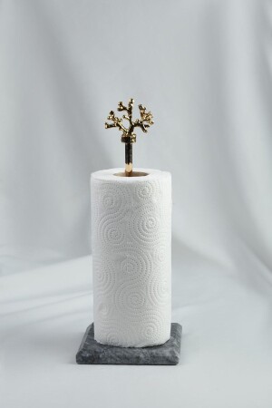 Marble Roll Paper Towel Holder Gold , Metal Profile Rod MERALP2030 - MERALP