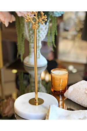 Marble Roll Towel Holder - Dm Home Dekor