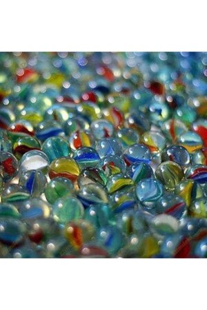 Marble Toy 100 Pieces of Marbles Glass Toy Marble Set Pure and Various - Bba Home