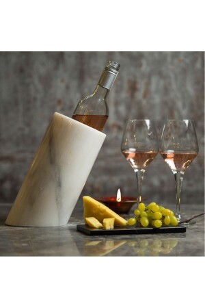 Marble Wine Rack White Color MARBLEWINECARAFT - MIARIK DESIGN & DEKORASYON