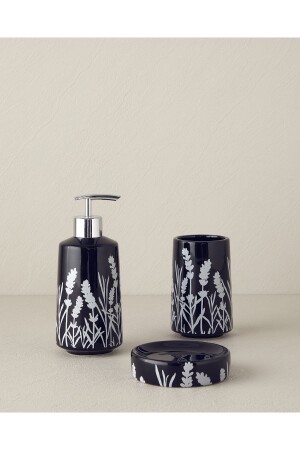 Marcy 3-Piece Bathroom Set Black - English Home