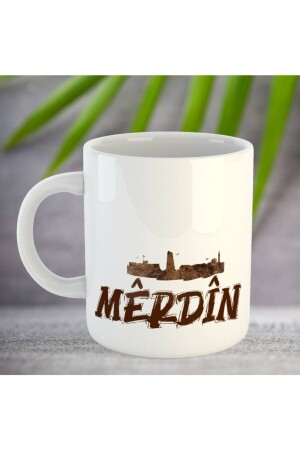 Mardin Kurdish Porcelain Mug - Mêrdîn Mupa ZERYA210 - ZERYA