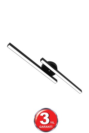 Marea ( Siyah Kasa, Beyaz Işık ) Ledli Modern Plafonyer Led Avize, Salon, Mutfak, Oturma Odası Marea-Siyah - Hegza Lighting