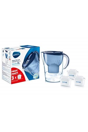 Marella XL Wasseraufbereitungskrug mit 3 Filtern – Blau KLCSHOP1018146 - Brita