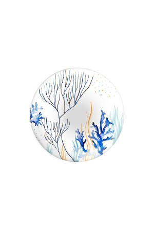 Marine Collection 4-Piece Large Melamine Plate Set FRN00501 - FernCo