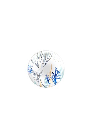 Marine Collection 4-Piece Small Melamine Plate Set FRN00502 - FernCo