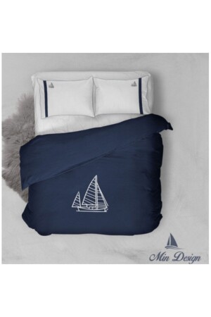 Marine Duvet Cover Set Organic Cotton Satin Single Iwppcıoeğ729uwppxuw7838926 - mindesign34