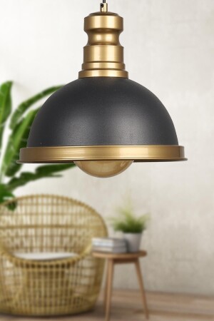Marine Single Chandelier Black-aged BEG1146 - Begüsa