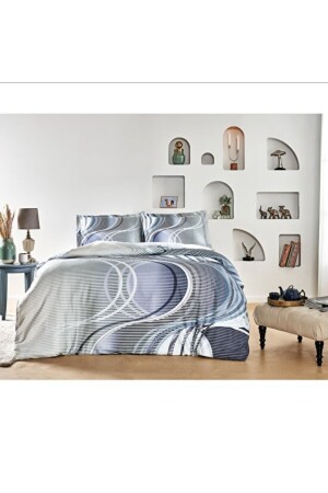 Marino Cotton Satin Duvet Cover Set Double 50957 - Taç