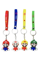 Mario Anahtarlık 4 Lü Figür Set Oyuncak Nostalji Maryo P7094S4700 - toysandmore