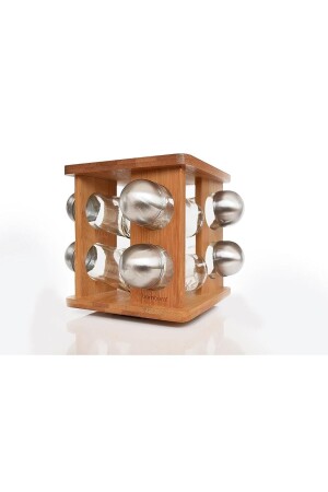 فونتيز من علامة التجارة MNZ 8-piece rotating spice shaker B2617 - Bambum