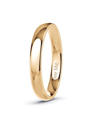 Marke patentierte garantierte neue Produktion Schmuck Qualität 3 mm leuchtend rosa Farbe Stahl Ehering Lm-332r - Love Me