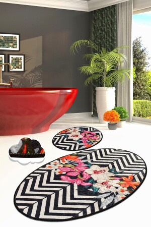 Marken Djt Set of 2 Bathroom Rug Toilet Set 8682125927688 - Chilai Home