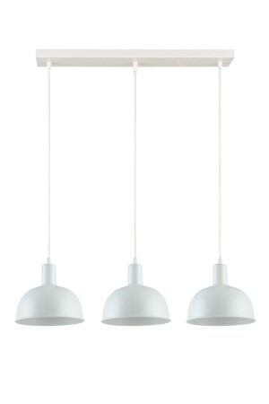 Marley Special Design Modern Decorative Cafe-Kitchen Living Room White Color 3 Row Pendant Lamp Chandelier MRLL772 - Modavize
