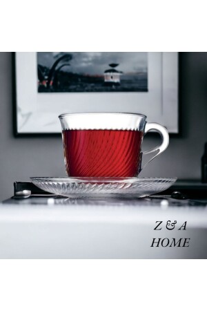 Marmara 12 Piece Tea Cup Set - Paşabahçe