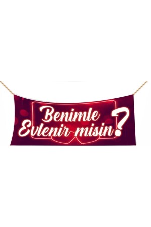 Marriage Proposal Banner - Will You Marry Me? - Kutay Dijital