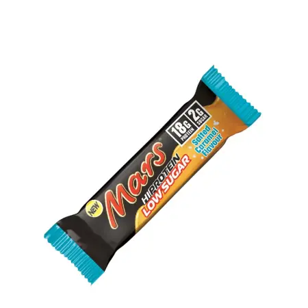 Mars Mars HI-PROTEIN Low Sugar Bar (1 Bar, Salted Caramel) - Mars