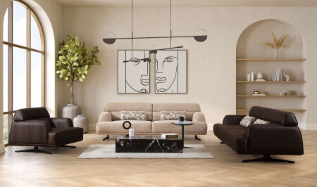 Marsala Sofa Set - Cadde Yıldız