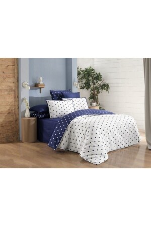 Marsilya More Style Fancy Poplin Nevresim Takımı Çift Kişilik V3 SAR2021064 - Sarev