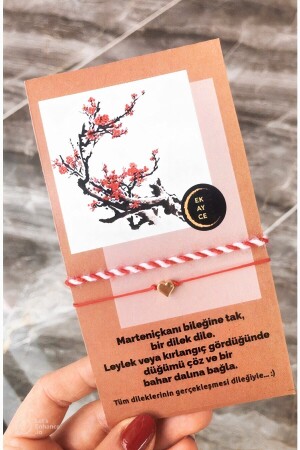 Marteniçka Rotes Herz-Armband und rot-weißes (MART ROPE) verstellbares Armband-Set - H Heroplez