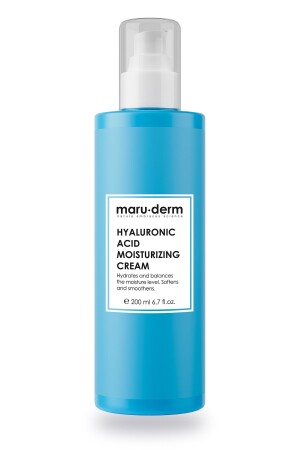 Maruderm Hyaluronic Acid Moisturizing Face and Body Skin Care Cream 200 Ml - Maru.Derm