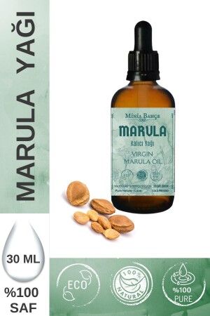 النفط الثابت من MNZ-Marula، 100٪ نقية، 30 ملي لتر - Minia Bahçe Bitki ve Sanat Atölyesi
