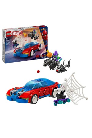 ® Marvel Spider-Man Race Car & Venom Green Goblin 76279- Construction Set for Ages 7+ (227 Pieces) - Lego