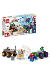 ® Marvel Spidey ve İnanılmaz Arkadaşları Hulk, Gergedan Kamyona Karşı 10782 (110 Parça) RS-L-10782 - LEGO