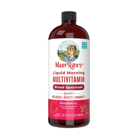 MaryRuth's Liquid Morning Multivitamin (32 fl. oz., Raspberry) - MaryRuth's