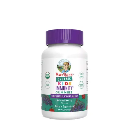 MaryRuth's Organic Kids Immunity Gummies (60 Gummies, Mixed Berry) - MaryRuth's