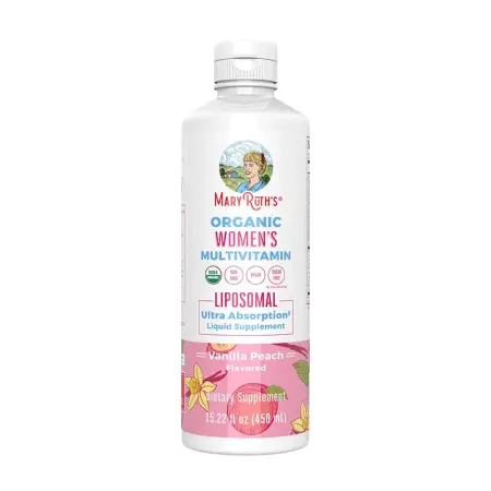 MaryRuth's Women's Organic Multivitamin Liposomal (15.22 fl. oz., Vanilla Peach) - MaryRuth's