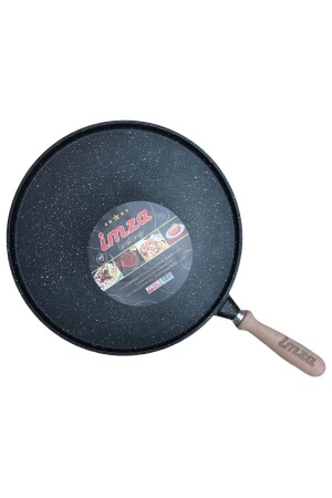 Masalsı Home Granitguss-Pfannkuchen-Mehrzweckpfanne 36 cm 18 - İmza