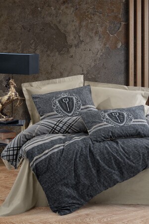Masculine Tek Kişilik Nevresim Takımı Thor Bej 8680108062791 - Cotton Box