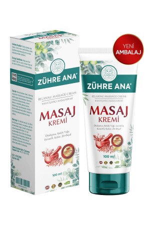 Massage Cream 100 Ml Original Hologram Product - Zühre Ana