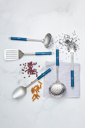 Master Blue 5 Piece Service Set 153. 03. 06. 6512-1 - Karaca