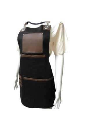 Master Chef Apron Pocketed Cook Butcher Apron New Trend Bar Restaurant Waiter Aprons Apron12 - ÖNLÜK SEPETİ