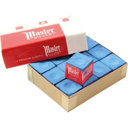Master Sky Blu bilardo tebeşiri, 12 adet. - Master