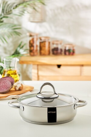 Master Steel Casserole 24 Cm 600. 15. 01. 2386 - Emsan